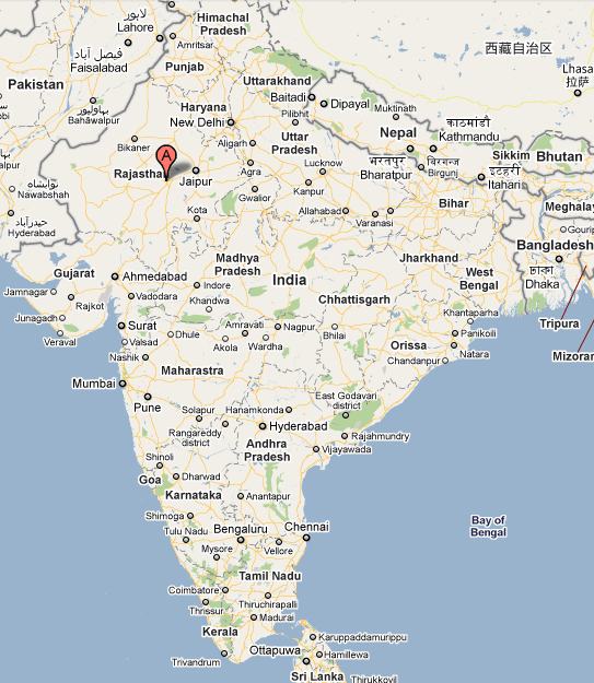 India Map Pushkar 